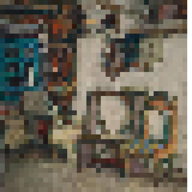 Дом Каширина. У печи. Рисунок