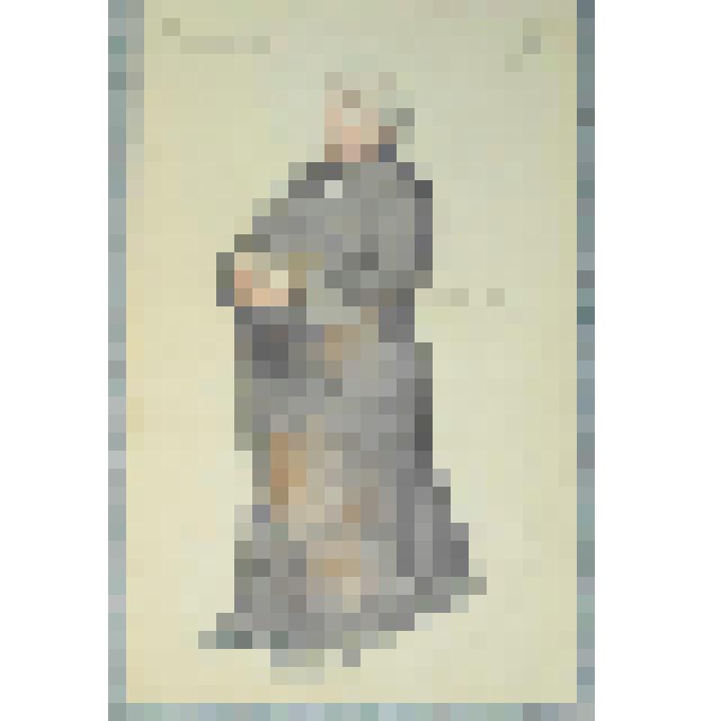 Эскиз костюма. "Бурнисьен". "Мадам Бовари" (Режиссер А. Таиров). Москва, Государственный Камерный театр