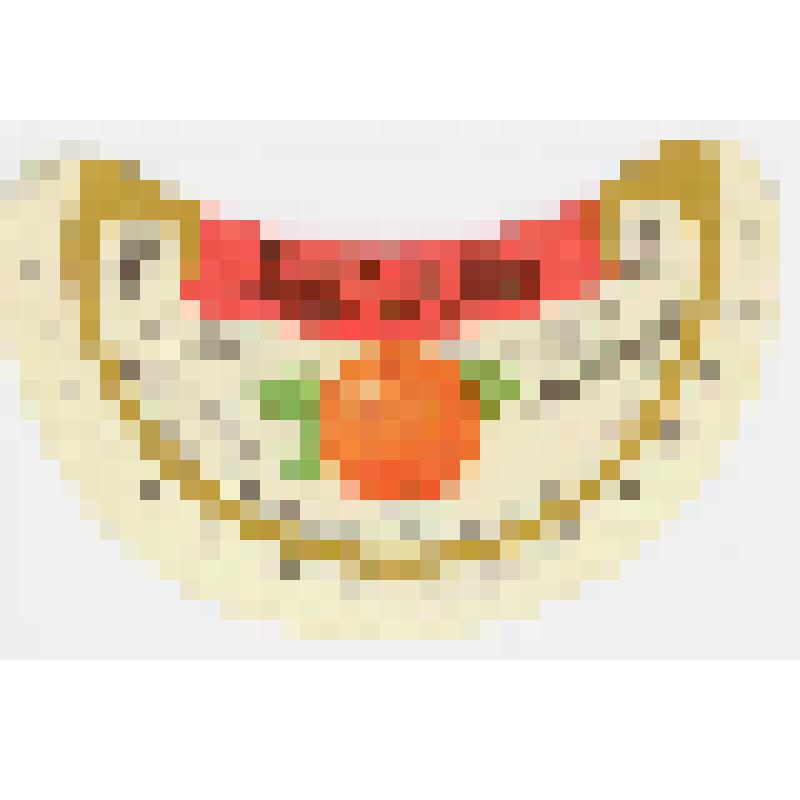 Кольеретка-этикетка горловая к напитку "Апельсин" производства Московской фирмы "Русский квас", из коллекции кольереток - этикеток горловых к напиткам