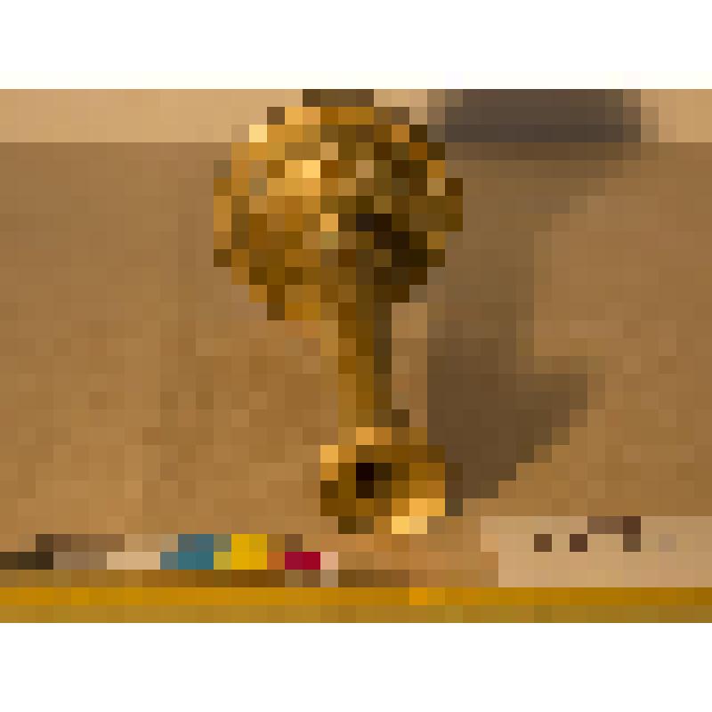 Подсвечник латунный