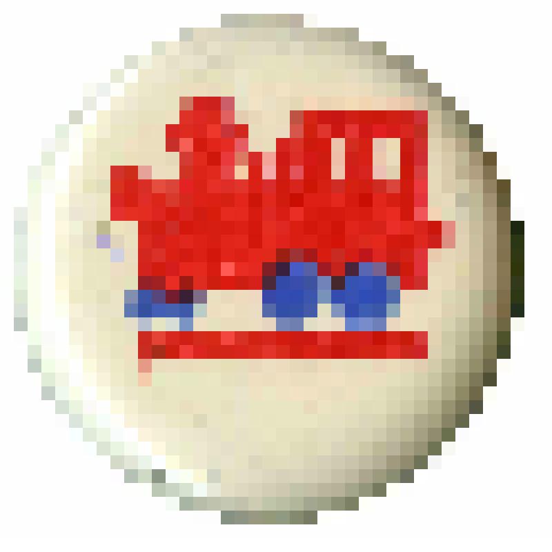 Значок. Детские. Паровоз, на иголке. СССР