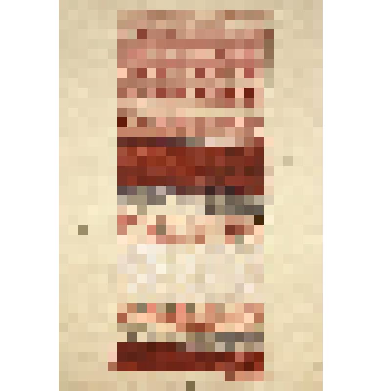 Зарисовка орнамента передника. Из альбома "Орнамент русской народной женской одежды. Женская одежда средне-русской полосы. Отдельные предметы одежды и детали орнамента. Часть III."