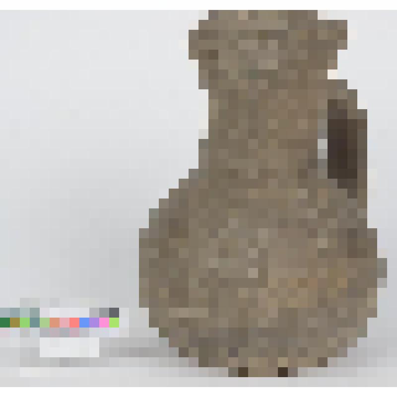 Сероглинянный кувшин со сплошным вертикальным лощением