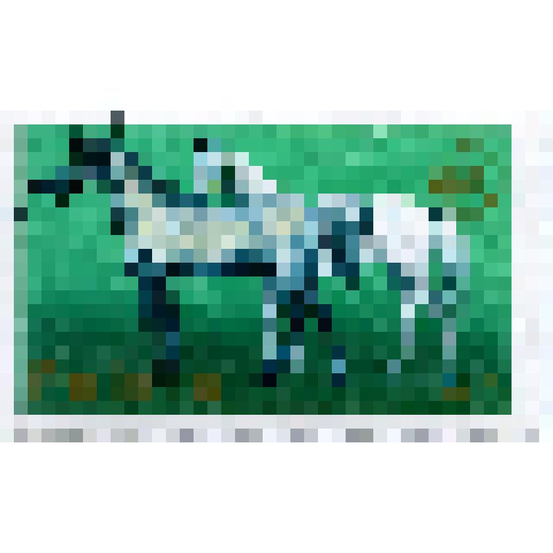 Марка почтовая. Животные лошадь домашняя (Equus ferus caballus). Номинал 4 польских злотых