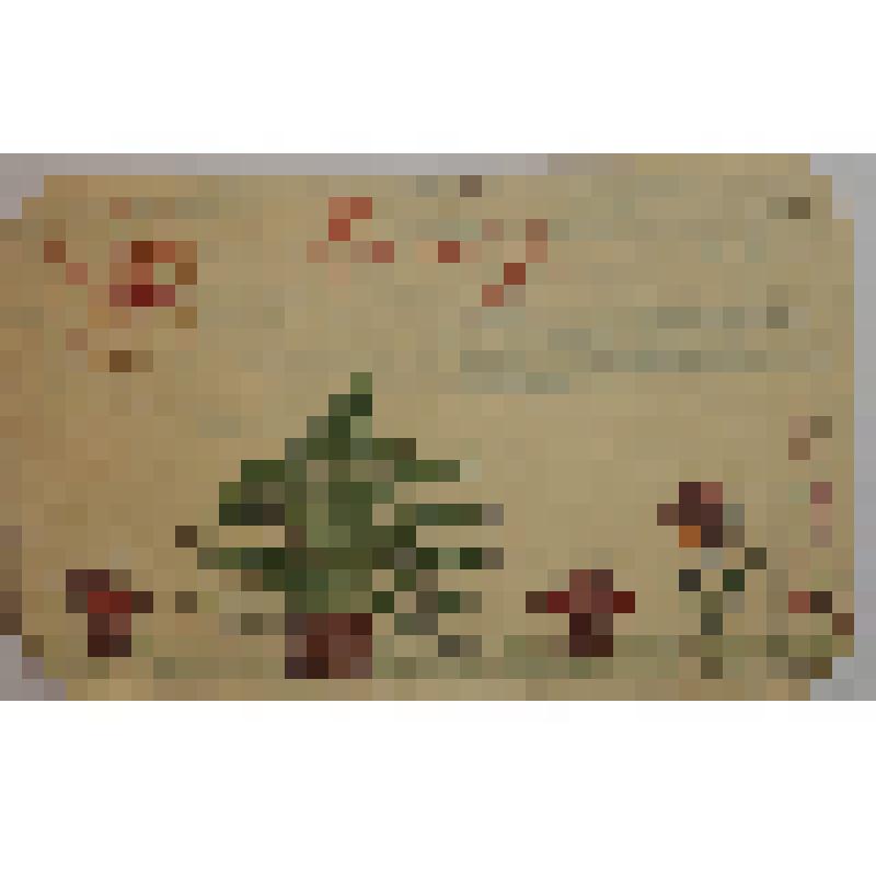 Рисунок детский «В лесу» 
СССР. 1942-1944 г. (?)
Бумага, цветные карандаши.
Р.: 10,9 х 17,1 см