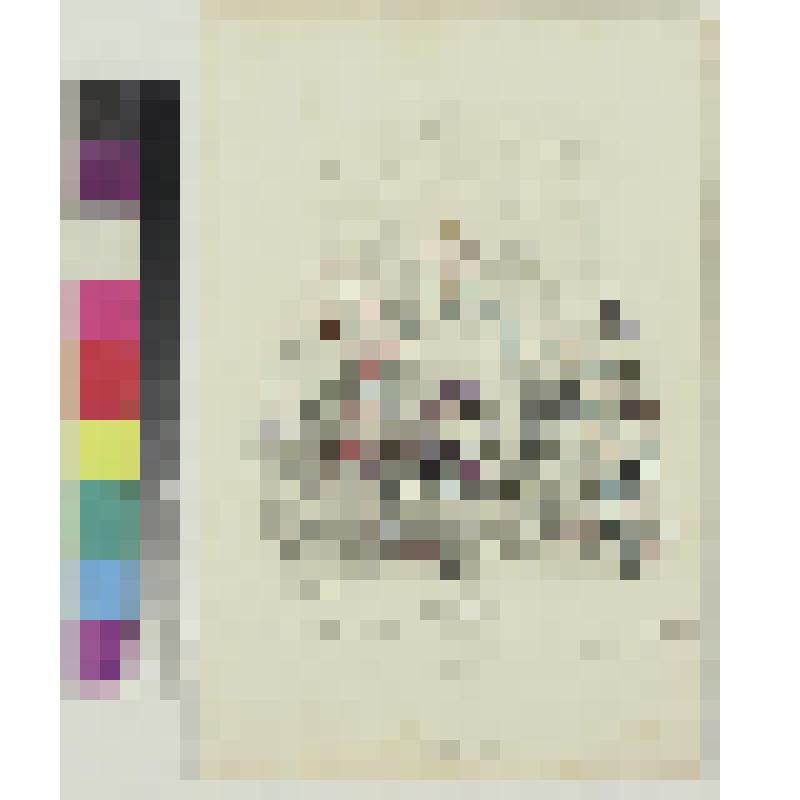 Бал цветов. Лист из альбома "Цветы", гравюра