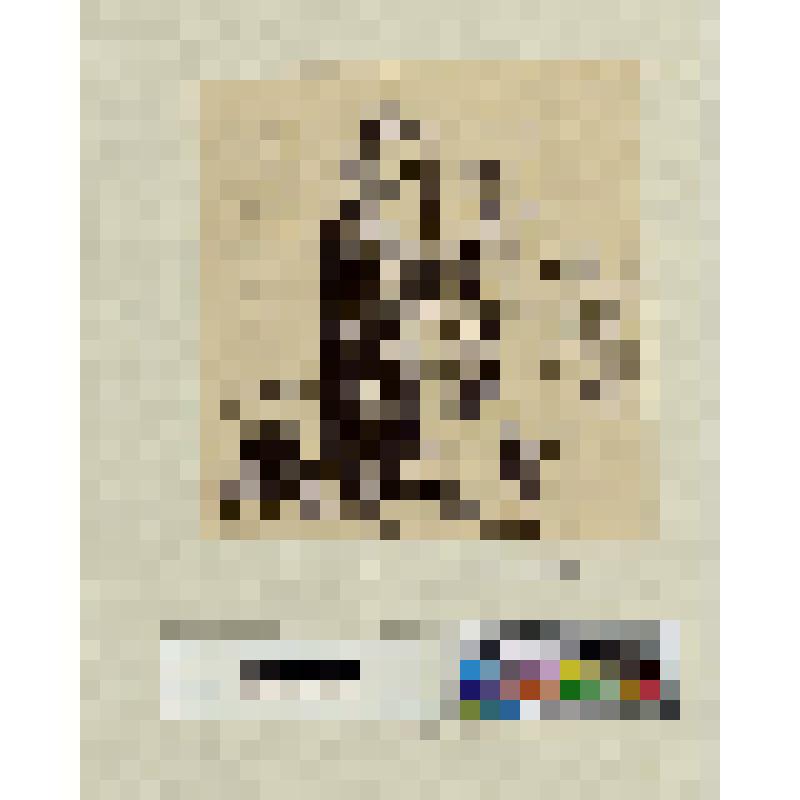 Адвокат в тоге и проситель стоят на углу улицы