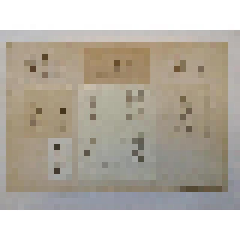 из альбома. Проект церкви в византийском стиле. План, разрез. Варианты четырех резных колонн