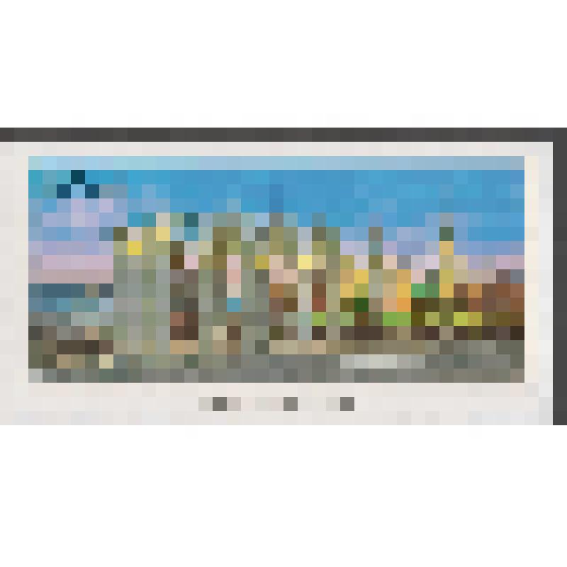 Карточка почтовая маркированная художественная двусторонняя. РФ. ИТЦ "Марка"-2016-177/5. Воронеж. Адмиралтейская площадь. "В". 20. 10. 2016