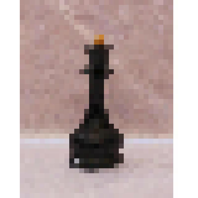 Предмет быта. Шахматы, фигура ферзь черного цвета. Из комплекта: Шахматы Дважды Героя Социалистического труда Музрукова Бориса Глебовича