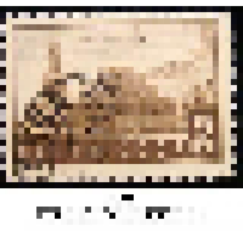 Марка, номиналом 5 копеек. Серия: 10-летие смерти В.И. Ленина