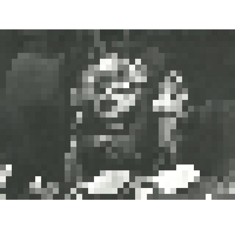 Фотография, две куклы за столом, мужчина и женщина. "Похождение Хуго Диегоса" (пост. А. Цепурит, худ. П. Шенхо). Латвийская ССР, Рига. Государственный кукольный театр