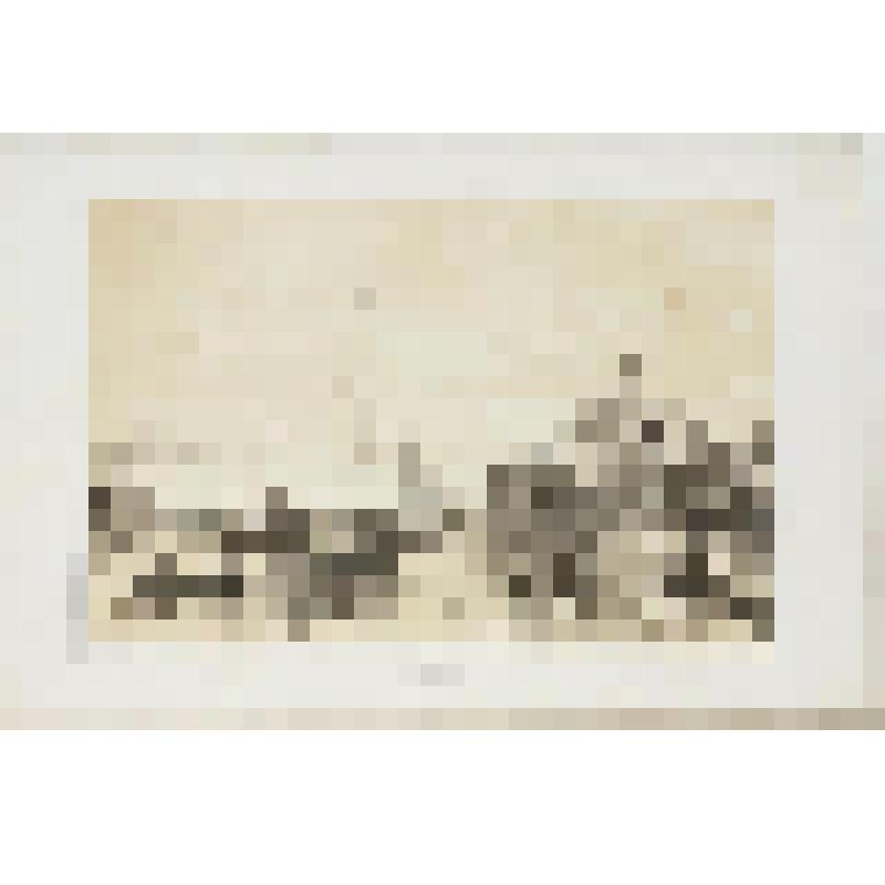 Литография. "Гамбург. Порт."