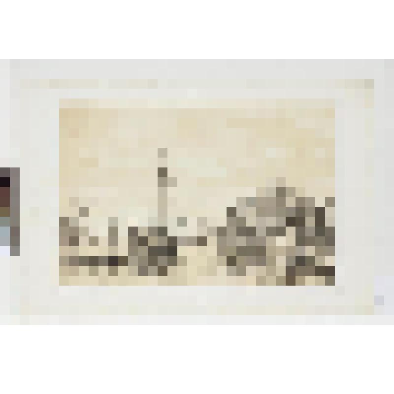 Литография. "Гамбург. Порт."