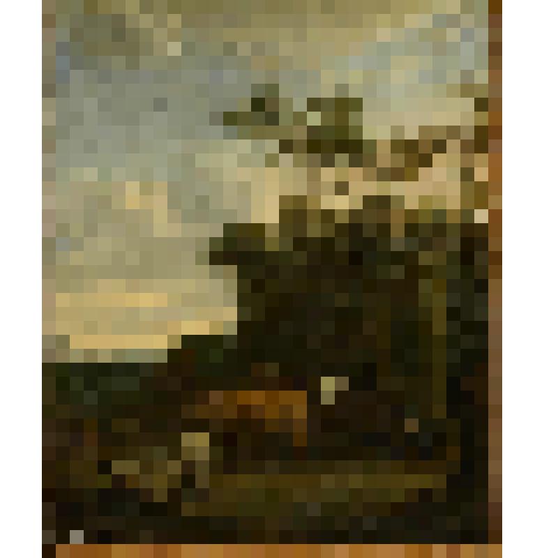 Пейзаж со спящим пастухом