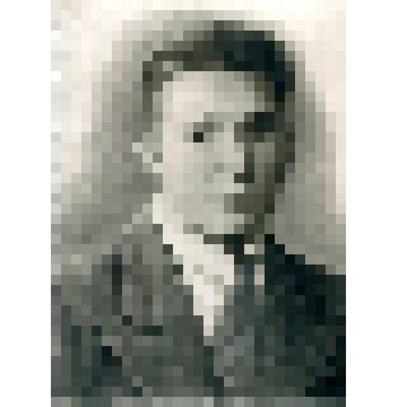 Сергей Николаенко, пропавший без вести на фронте в мае 1943 года. Копия с фотографии 1930-х гг