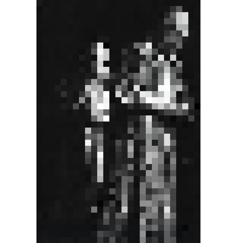 Негатив черно-белый. Шуйский - А.Д.Жарков;  Борис Годунов - О.Н.Ефремов. "Борис Годунов" (1994 г.)
