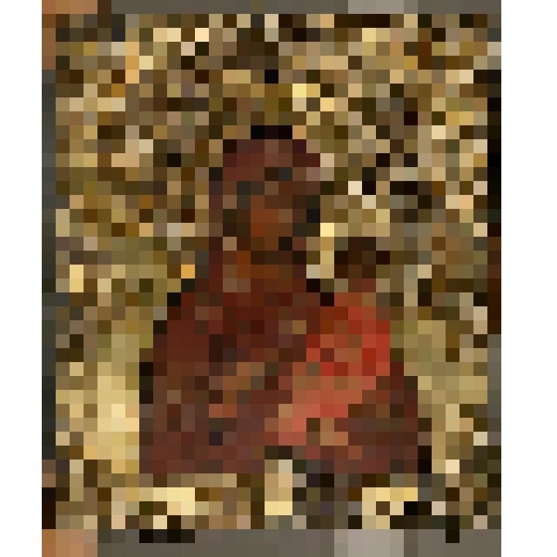 Оклад к  иконе "Богоматерь Тихвинская"