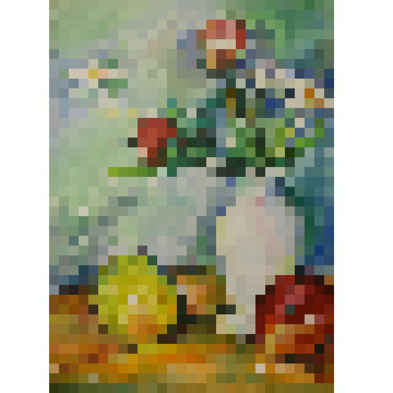 Натюрморт с белой вазочкой