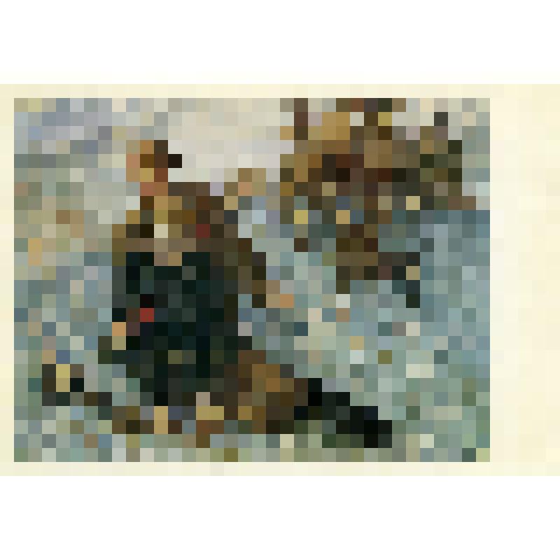 Открытка "Смерть комиссара". 1928 г. К.С. Петров-Водкин (1878-1839). Государственный Русский музей