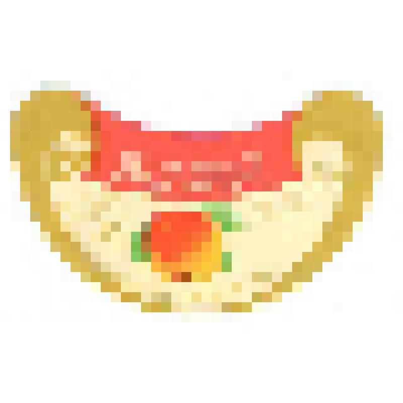 Кольеретка-этикетка горловая к напитку «Яблоко» производства Ртищевского хлебокомбината Саратовской области, из коллекции кольереток – этикеток горловых к безалкогольным напиткам