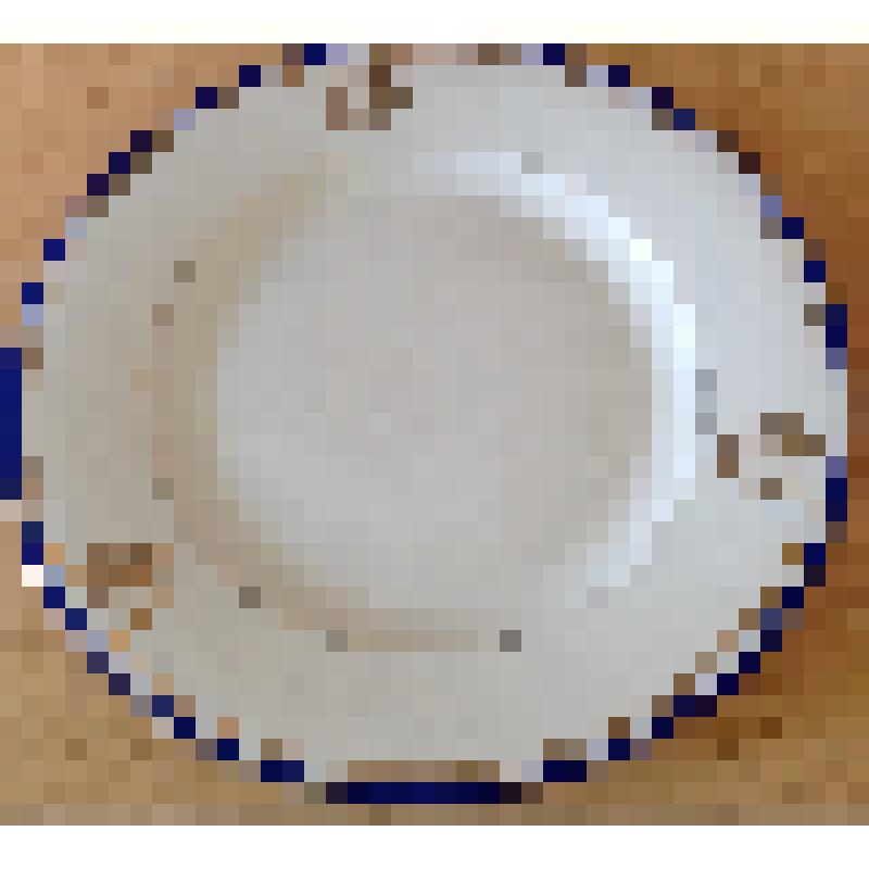 Сервиз столовый номерной 20-е гг. XX Эмерик Виталия Адольфовича. Тарелка столовая плоская.Песоченская фабрика. Поселок Песочня. СССР. 1927 год