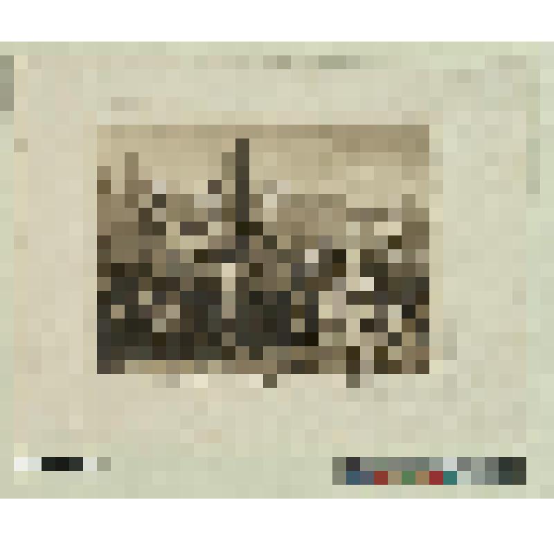 Историческая сцена. Казнь Марии Антуанетты 16 октября 1793 г. "Fin tragique de Marie Antoinette d' Autriche Reine de France, executee le 16 Octobre 1793"