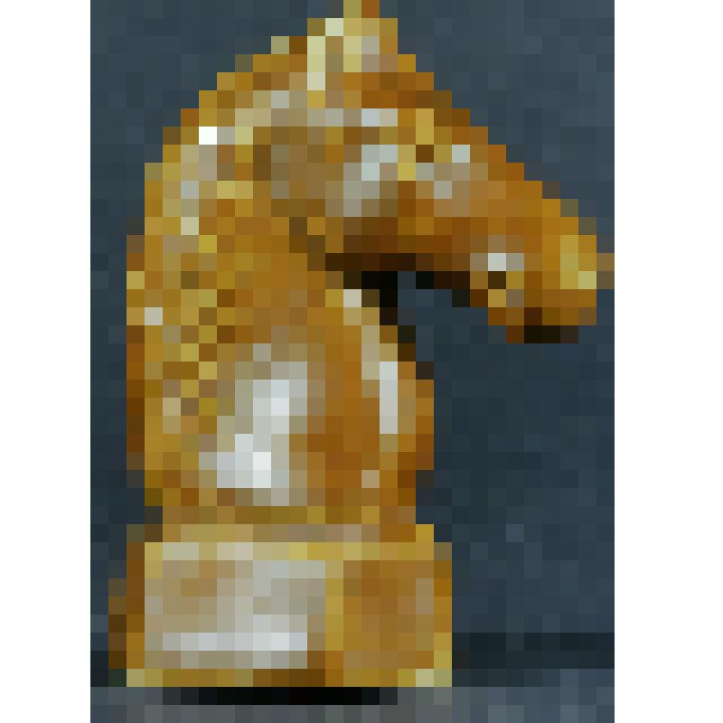 Фигура игровая из комплекта военно-шахматной игры "Шах-Бой" Печерского Георгия Николаевича, полковника, заместителя командира по политчасти 76-й стрелковой дивизии