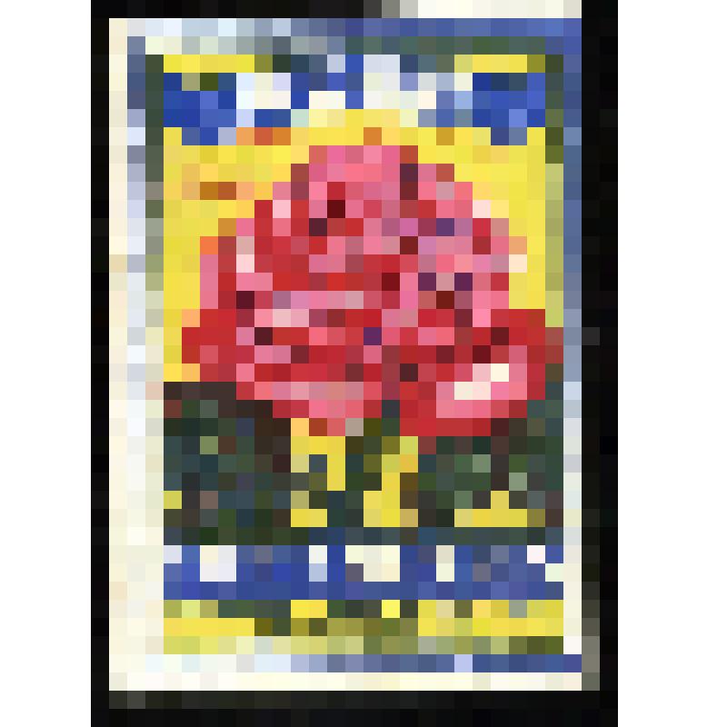 Этикетка спичечная. Роза. ROSE