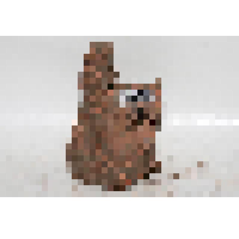 Изразец - пояс угловой рельефный полихромный с росписью