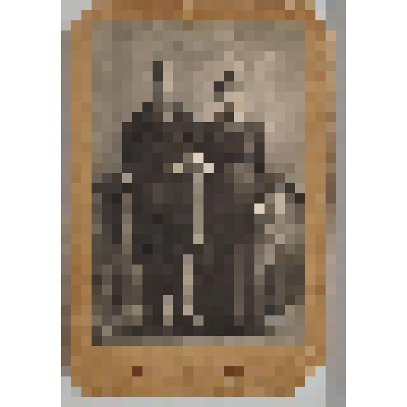 Фото на паспарту. Портрет. Ширяев Иван Павлович и Харитина Александровна (урожд. Коробицына). Фотоателье А.И.Кочешева, г.Курган