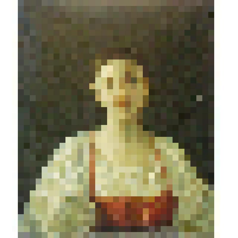 Портрет молодой крестьянки