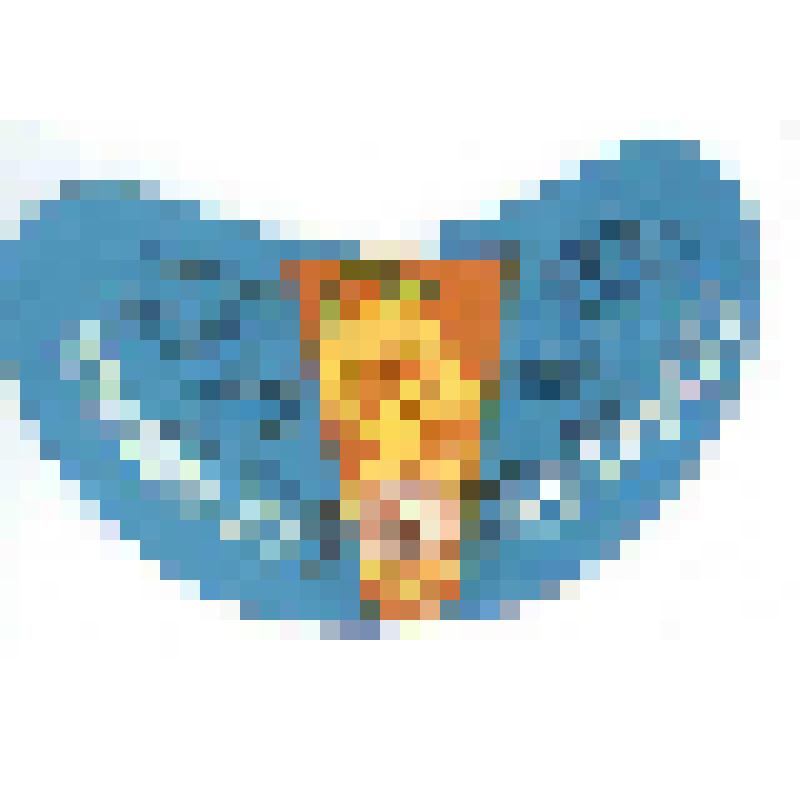 Кольеретка-этикетка горловая к напитку «Апельсин» производства Грузинской ССР, из коллекции кольереток – этикеток горловых к безалкогольным напиткам