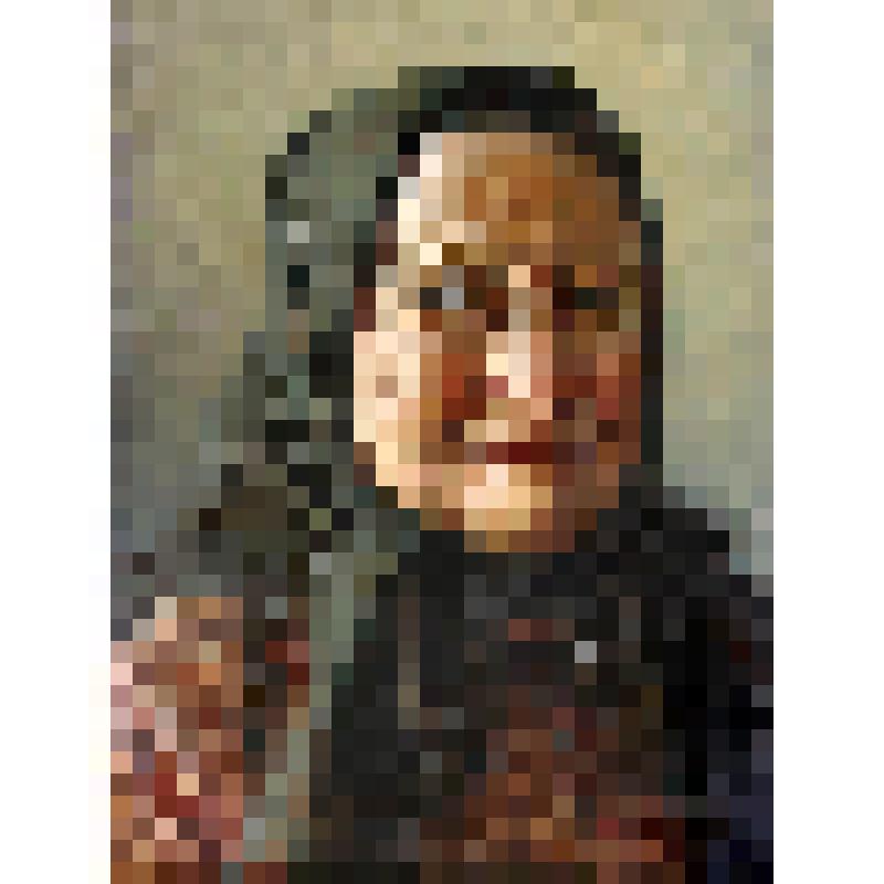 Кружевница Пахтусова (Старушка-вологжанка). Из серии "Портреты незамечательных русских людей"