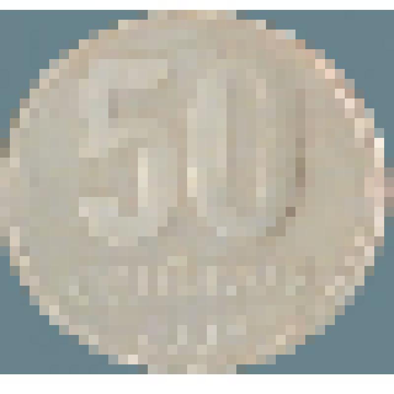 Монета. Аргентина. Номинал 50 сентаво
