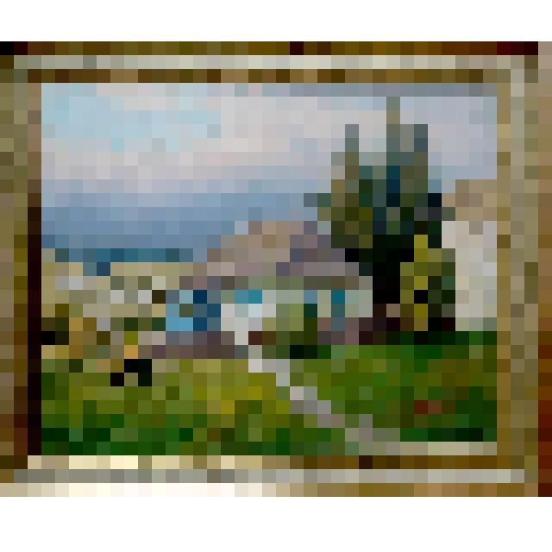 Картина "Родительский дом генерала армии Н. Ф. Ватутина"