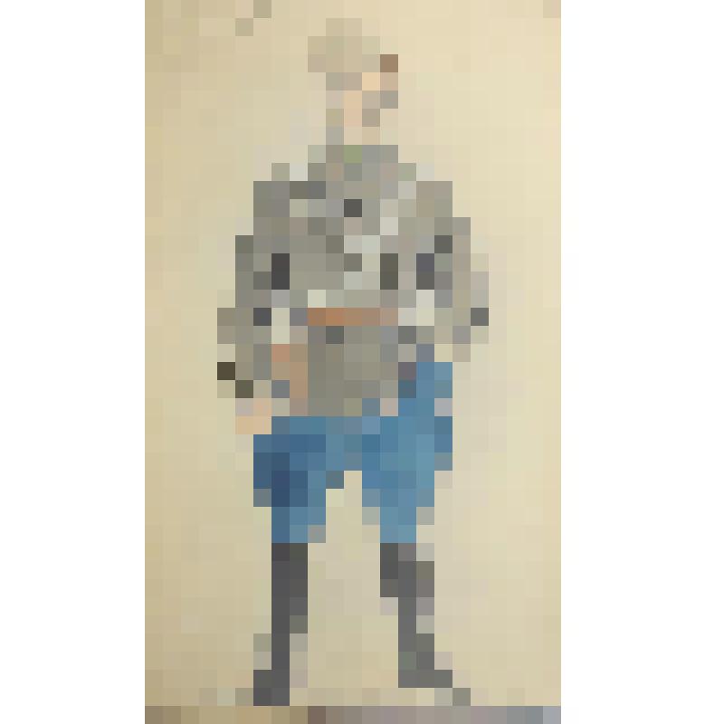 Эскиз костюма. "Сергеев". "РВС" (Режиссер В.Шевченко). Львов, Государственный театр юного зрителя им. М. Горького