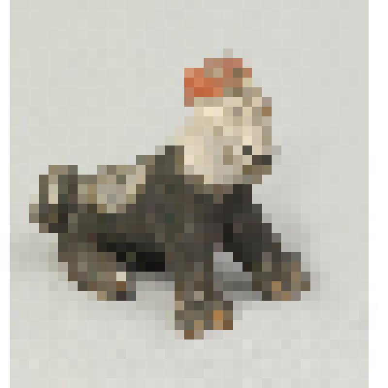 Игрушка глиняная "Леший"