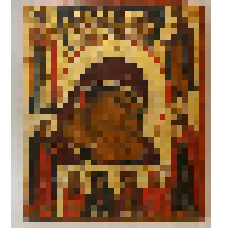 Икона «Богоматерь-Умиление со святыми на полях»