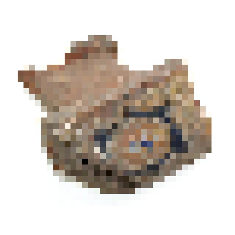 Изразец печной карнизный рельефный полихромный