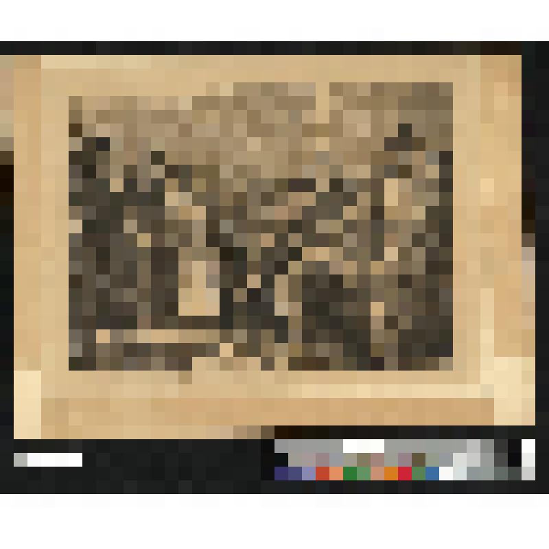 Лист из журнала "The Graphic". Женщины просят солдат пропустить их на свидание к заключенным