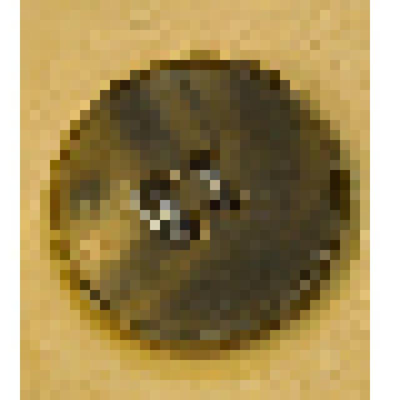 Пуговица кокосовая серо-коричневого цвета