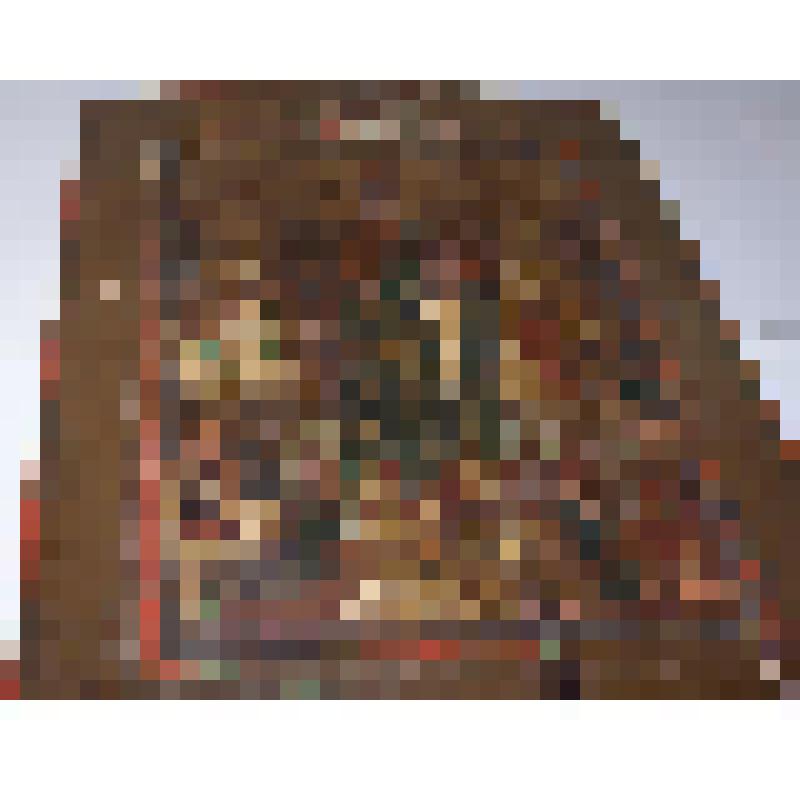 Икона "Иоанн Предтеча - ангел пустыни с сценами жития в клеймах"