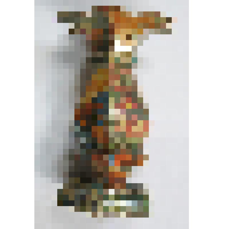 Ваза декоративная бумажная, из коллекции бытовых вещей из этнографической экспедиции Саратовского областного музея краеведения в сентябре 2006 года в Питерский район