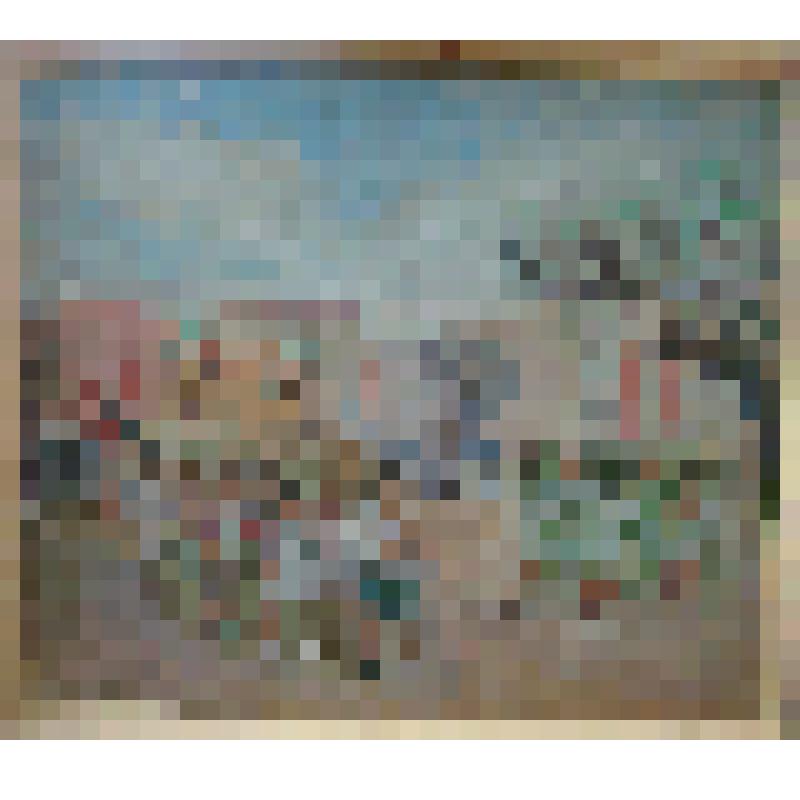 Детский садик на прогулке