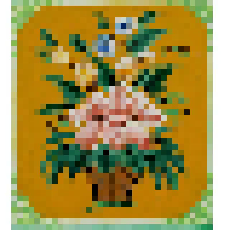 Роза в вазоне. Панно