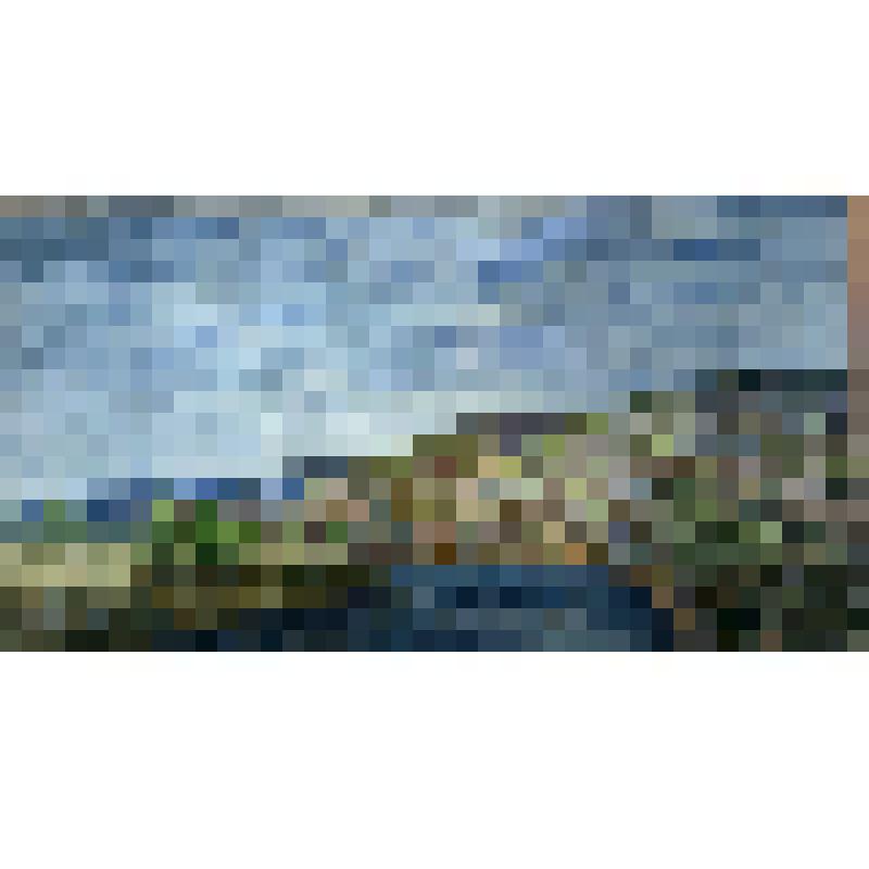 Акварель.  Л. Крохин «Под кручей»