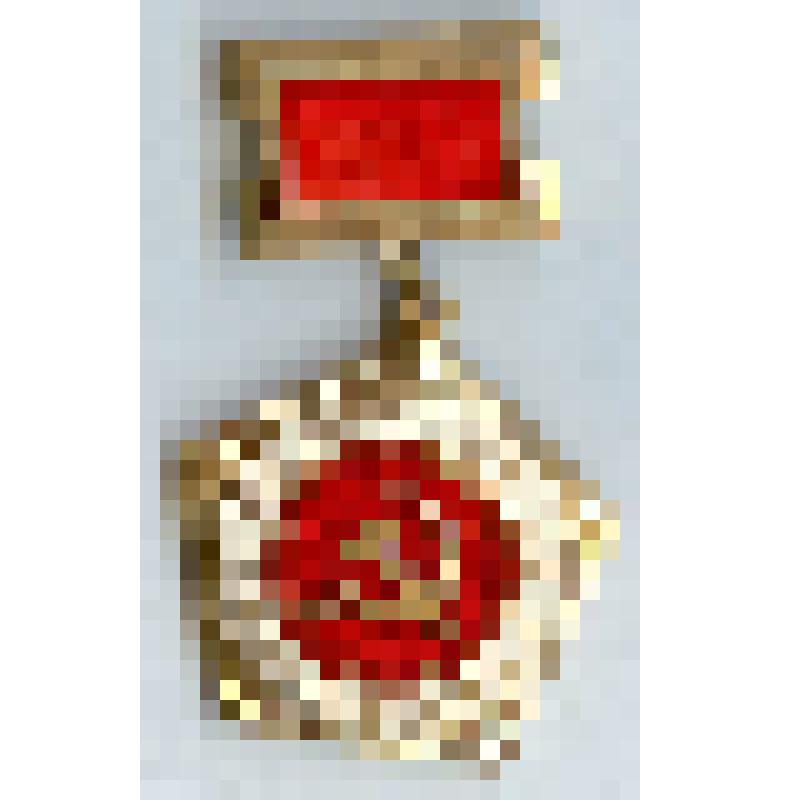 Знак нагрудный «Ветеран труда» Трифонова Геннадия Николаевича