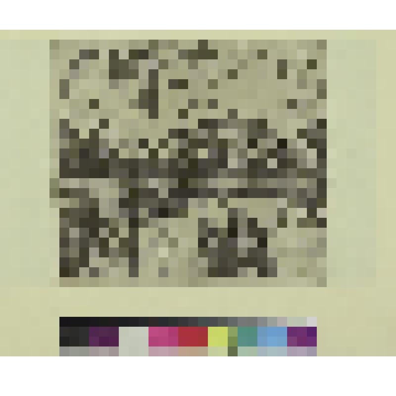 Переправа, гравюра