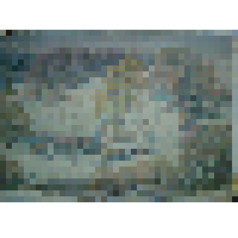 Деревенька. "Под мирным небом". Панорама. Левая часть